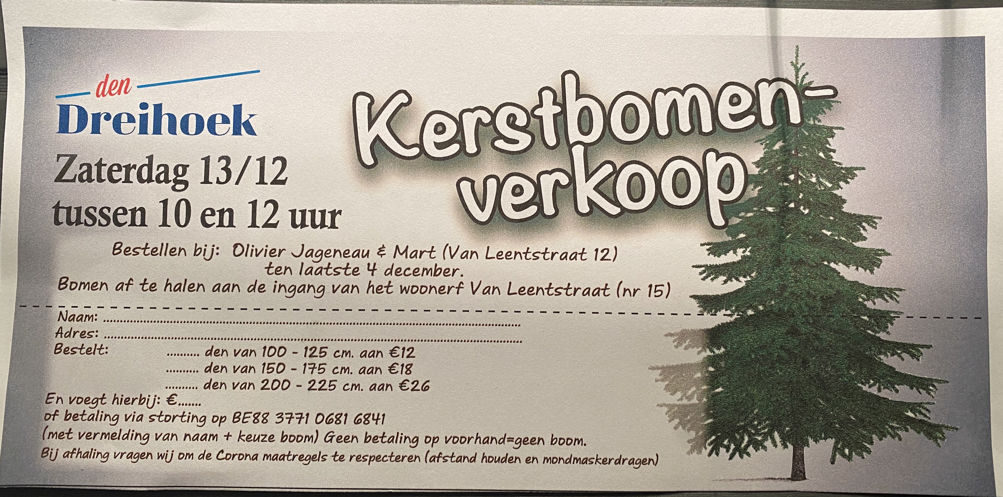 Kerstboomverkoop